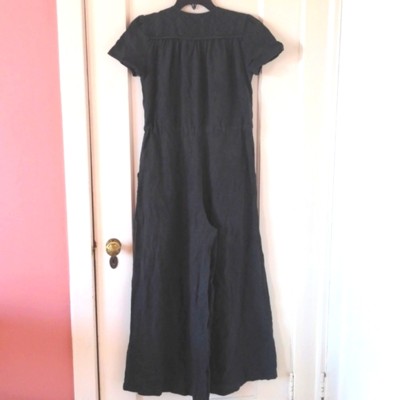 CHRISTY DAWN The Dawn Noir Jumper Wide-Leg Linen Jumpsuit - Picture 10 of 13